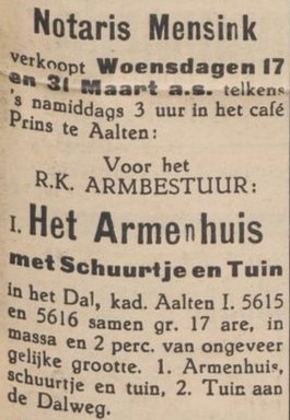 R.K. Armenhuis - Aaltensche Courant, 05-03-1937