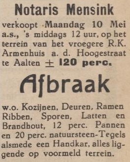 RK Armenhuis, Aalten - Aaltensche Courant, 07-05-1937