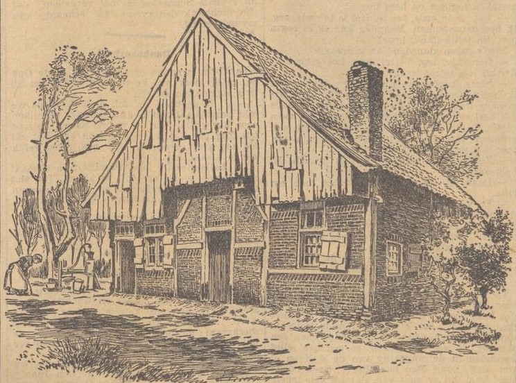 Saksische boerenwoning in Dinxperlo - Rotterdamsch Nieuwsblad, 18-03-1936