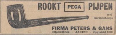 Rookt PEGA pijpen - De Standaard, 23-07-1936