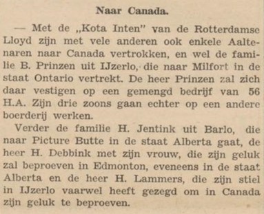 Canada - Aaltensche Courant, 13-04-1948