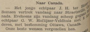 Hoftijzer, ter Horst, Canada - Aaltensche Courant, 04-06-1948