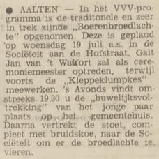 Boerenbroedlachte, Aalten - Tubantia, 15-07-1967