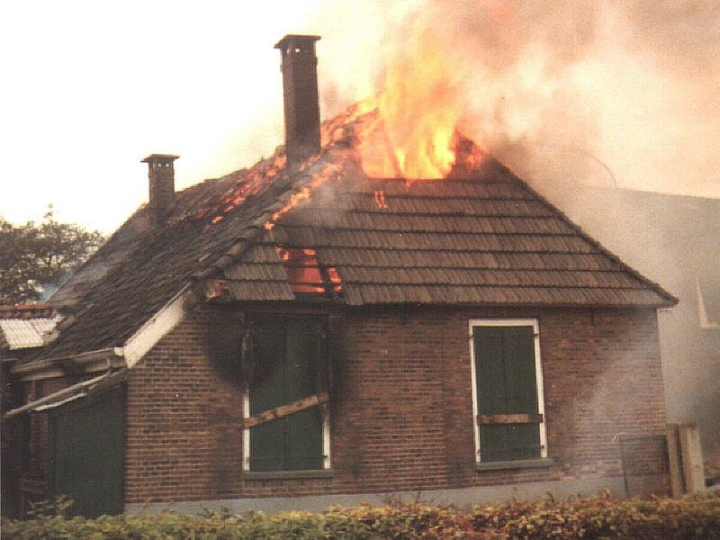 Willemstraat 11, Aalten - brand 1978
