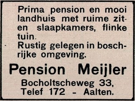 Pension Meijler, Aalten (1937)