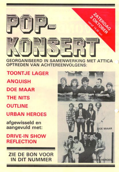 03-10-1981 Popkonsert voormalig Textielfabriek Wisselink, Dijkstraat