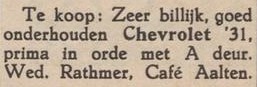 Café Rather - Aaltensche Courant, 21-05-1937