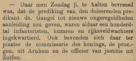 Gangel, Van Oostrum-Soede - Tubantia, 16-03-1887