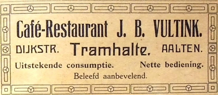 J.B. Vultink, Dijkstraat Aalten, 1913 (coll. EHDC)