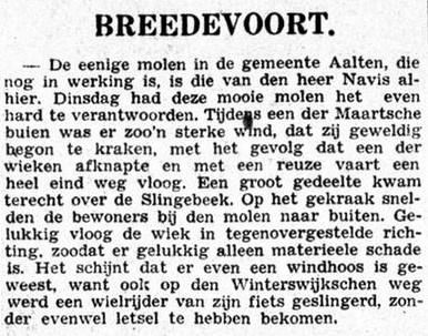 Molenwiek afgeknapt, Bredevoort - Graafschapbode, 20-03-1940
