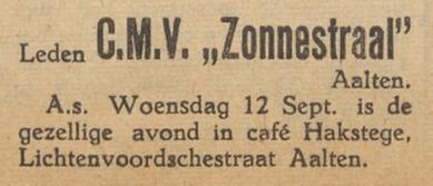 Aaltensche Courant, 11-09-1945