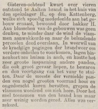 Brand Kattenberg - De Tijd, 03-09-1891