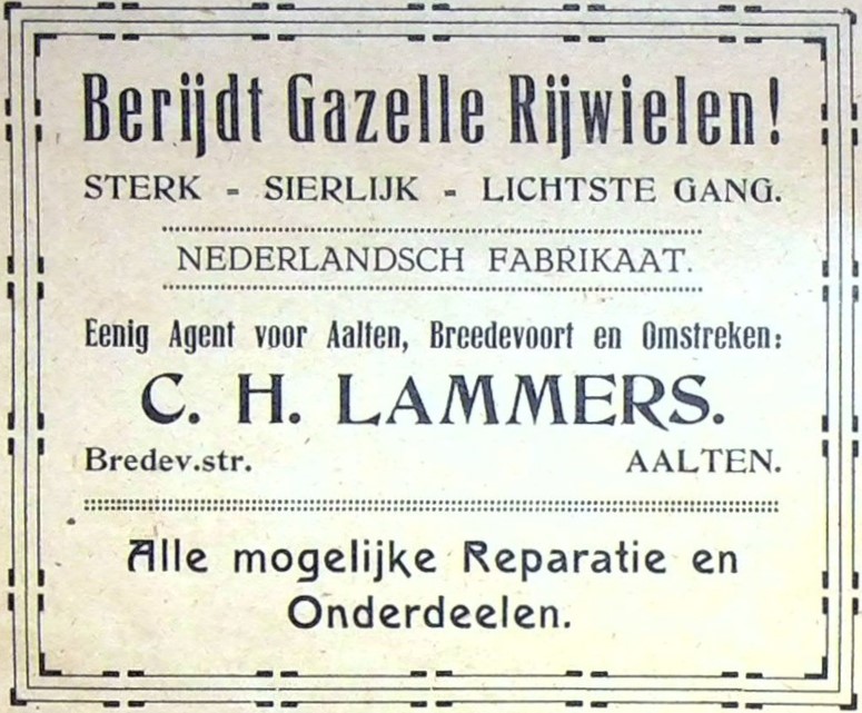 C.H. Lammers, Bredevoortsestraat Aalten, 1913 (coll. EHDC)