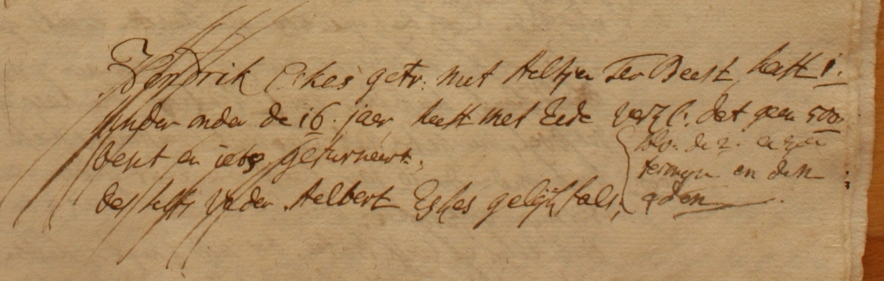Haart 4, Eskes, Liberale Gifte 1748