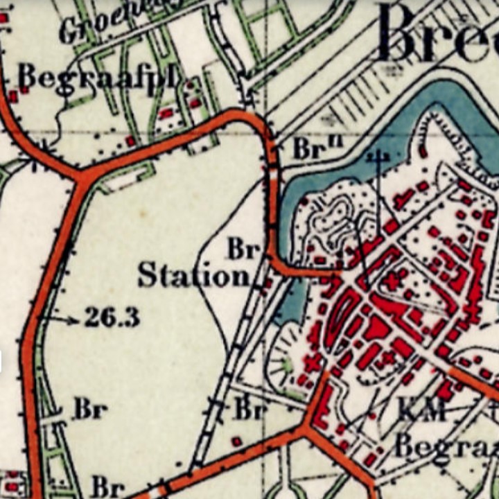 Tramstation Bredevoort, kaart