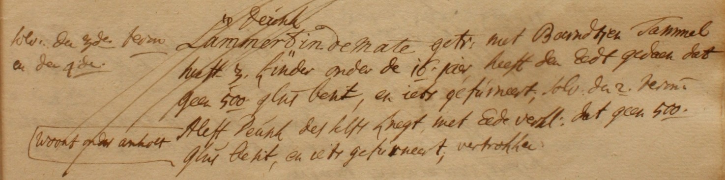 Mate, Lintelo - Liberale Gifte 1748