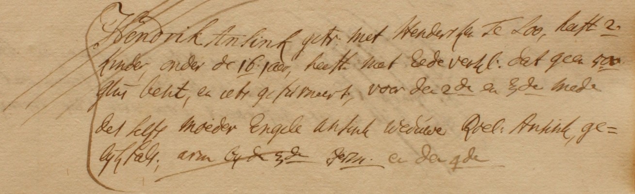 Nieuw Ansink, IJzerlo - Liberale Gifte 1748