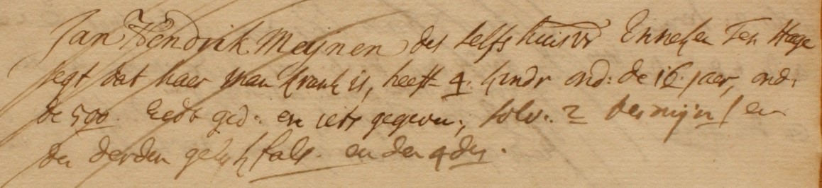 Bouwhuis Wever, Barlo - Liberale Gifte 1748