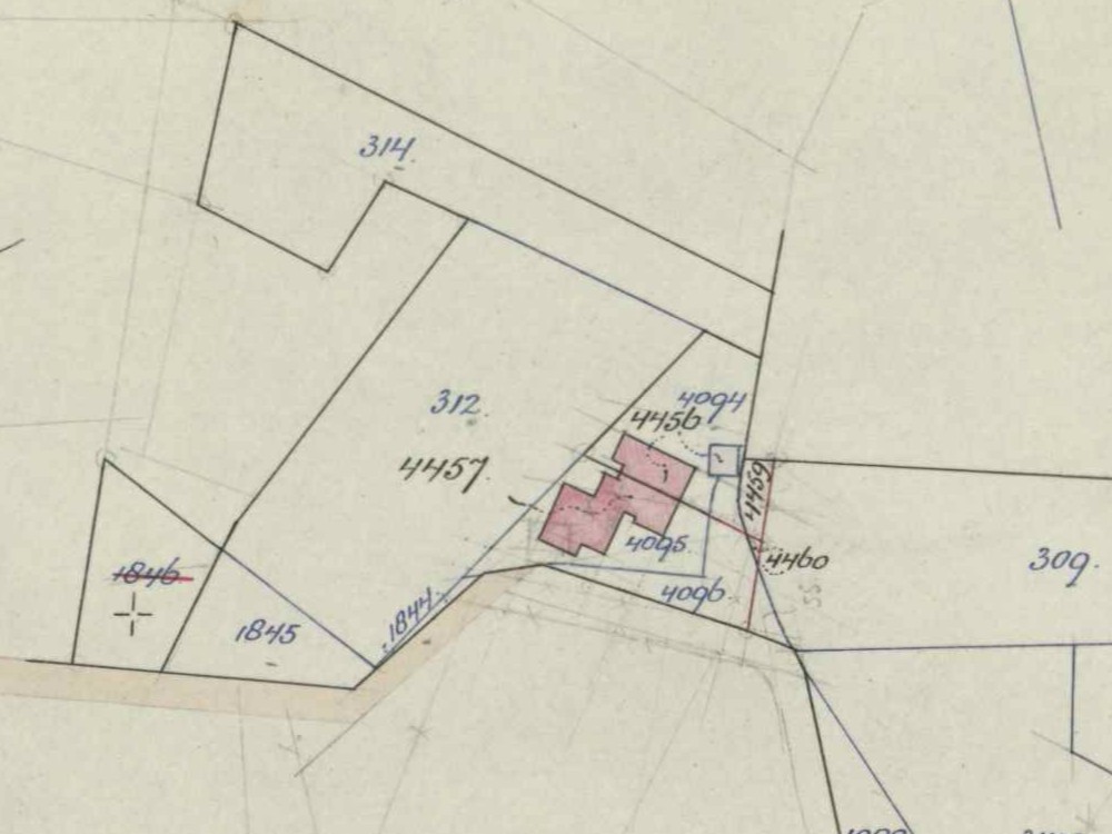 Fragment kadastrale kaart, 1926