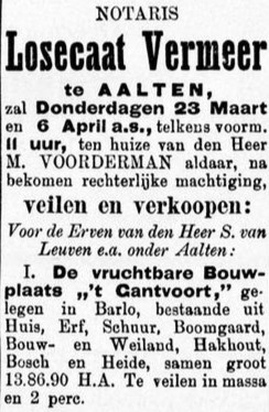 Gantvoort, Barlo - Graafschapbode, 11-03-1899