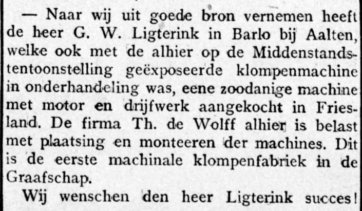 De Scheper, Barlo - Graafschapbode, 08-01-1913