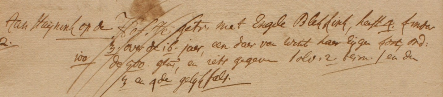 Dale 53, Hofstee, Liberale Gifte 1748