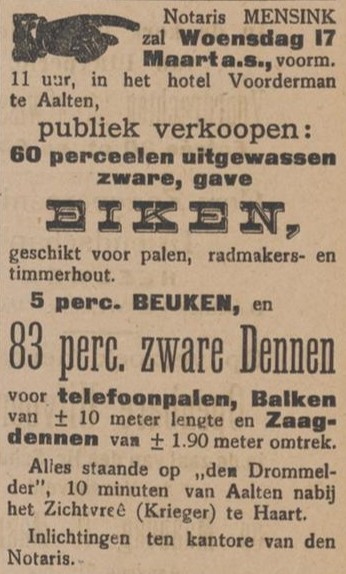 Drommelder, Haart - Aaltensche Courant, 13-03-1915