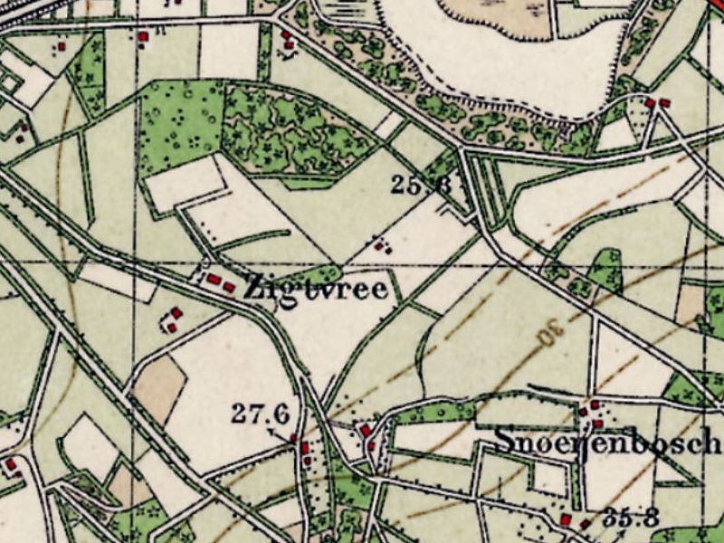 Zigtvree, Haart, landkaart 1930
