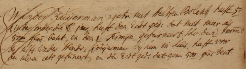 IJzerlo 10, Kuijerman, Liberale Gifte 1748