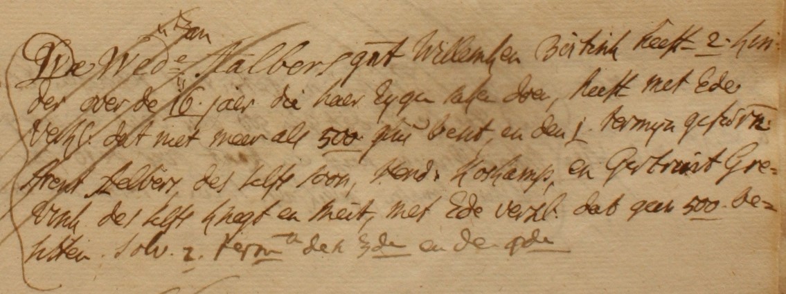 IJzerlo 20, Aalbers, Liberale Gifte 1748