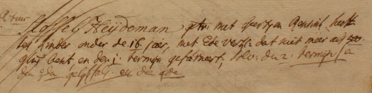 IJzerlo 27, Heideman, Liberale Gifte 1748