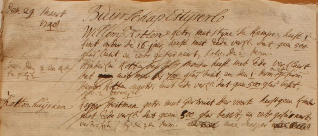 IJzerlo 46, Korten, Liberale Gifte 1748