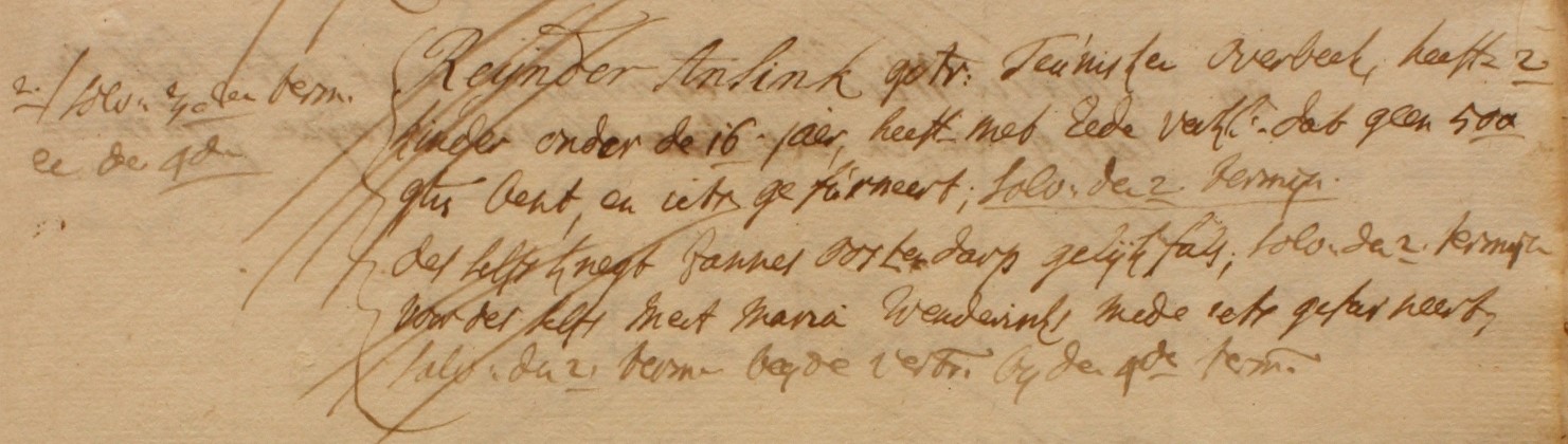 Ansink, IJzerlo, Liberale Gifte 1748