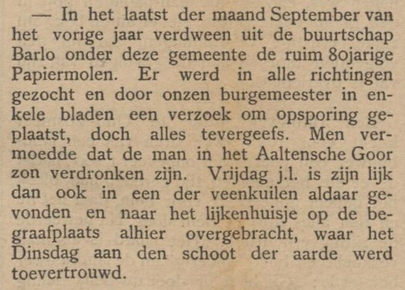 Jan Hendrik Papiermolen - Weekblad voor Aalten, Breedevoort, enz., 08-05-1897