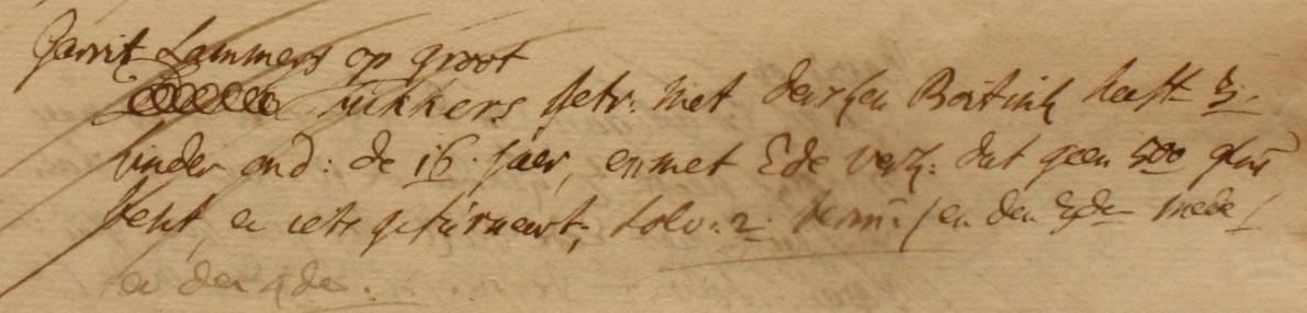 Groot Fukkers, Lintelo - Liberale Gifte 1748