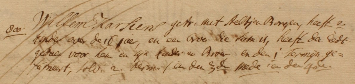 Lintelo 124, Kersjes, Liberale Gifte 1748