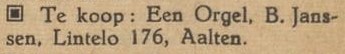Lintelo 176 (Janssen) - Aaltensche Courant, 14-12-1945