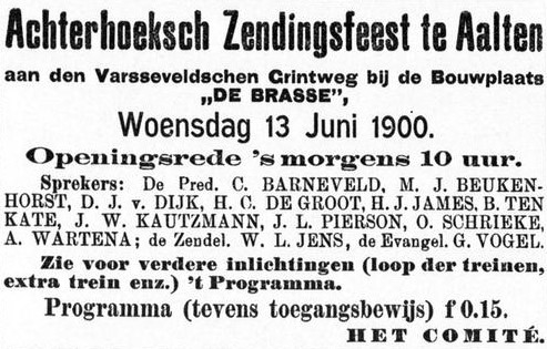 Brasse, Lintelo - Graafschapbode, 09-06-1900