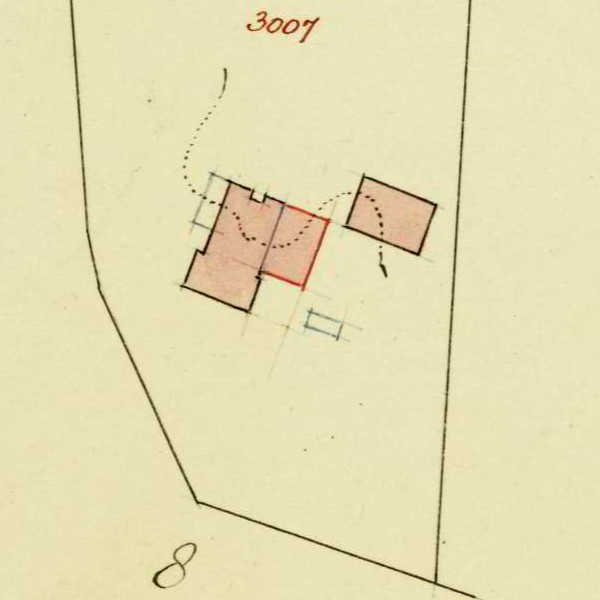 Luthe, Barlo - Fragment kadastrale kaart, 1916