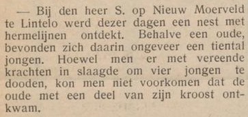 Nieuw Moerveld, Lintelo - De Graafschapper, 21-08-1934