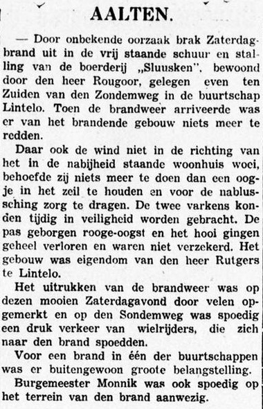 Sluusken, Lintelo (Rougoor) - Graafschapbode, 12-08-1940