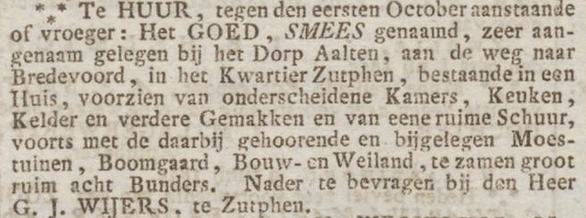 't Smees - Opregte Haarlemsche Courant, 13-06-1835