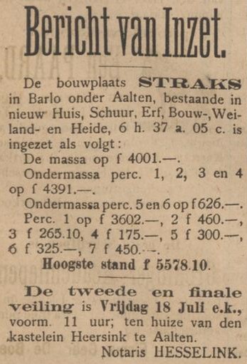 Straksweg 4, Barlo (Straks) - Aaltensche Courant, 05-07-1902