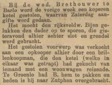 Wed. Brethouwer, Barlo - Zutphensche Courant, 09-02-1905