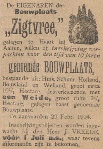 Zigtvree - Aaltensche Courant, 06-06-1903