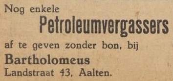 Bartholomeus, Landstraat 43 - Aaltensche Courant, 07-12-1945