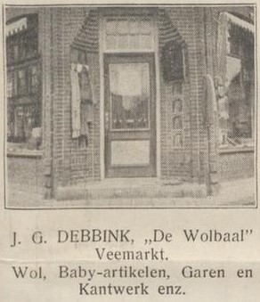 Debbink, Lichtenvoordsestraat 2, Aalten - Nieuwe Aaltensche Courant, 08-12-1933