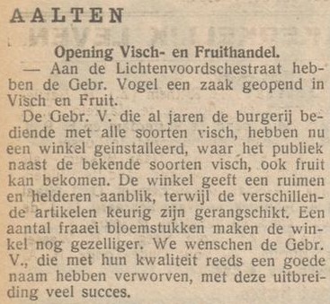 Lichtenvoordsestraat 18, Aalten (Vogel) - De Graafschapper, 16-02-1938