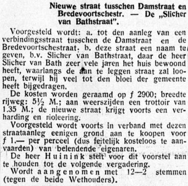 Slichter van Bathstraat, Aalten - De Graafschapbode, 21-12-1934