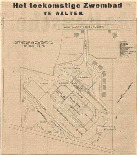 Zwembad 't Walfort - Aaltensche Courant, 16-06-1933